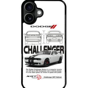 Funda Celular Auto Dodge Challenger Srt Hellcat Blanco #2