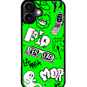 Funda Celular Diseño Cantante Feid Ferxxo Verde