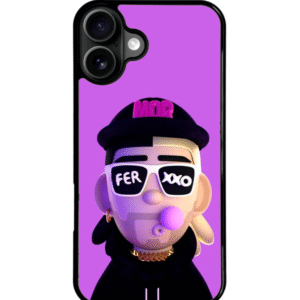 Funda Celular Diseño Cantante Feid Ferxxo Morado