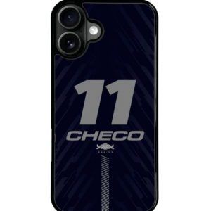 Funda Para Celular Checo Perez Carreras Azul Oscuro