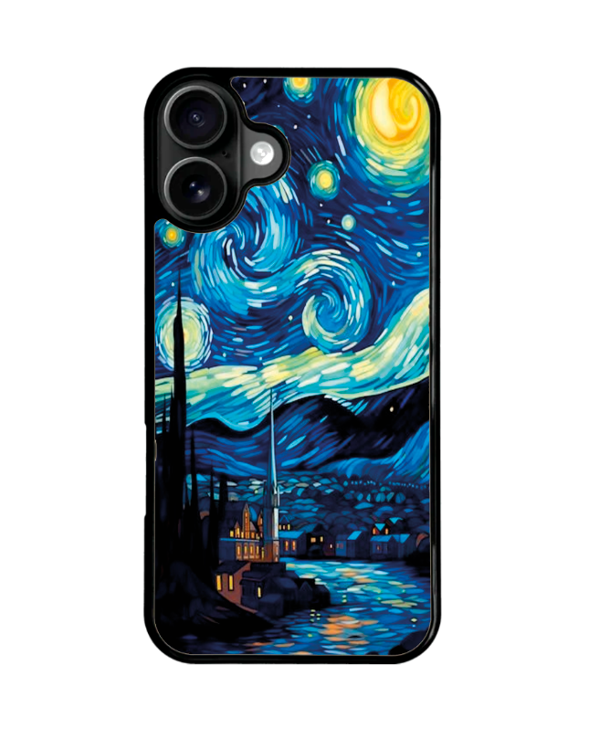 Funda Para Celular Arte Noche Estrellada Van Gogh #2