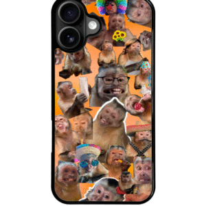 Funda Para Celular Mono Meme Georgie Chistoso Monkey