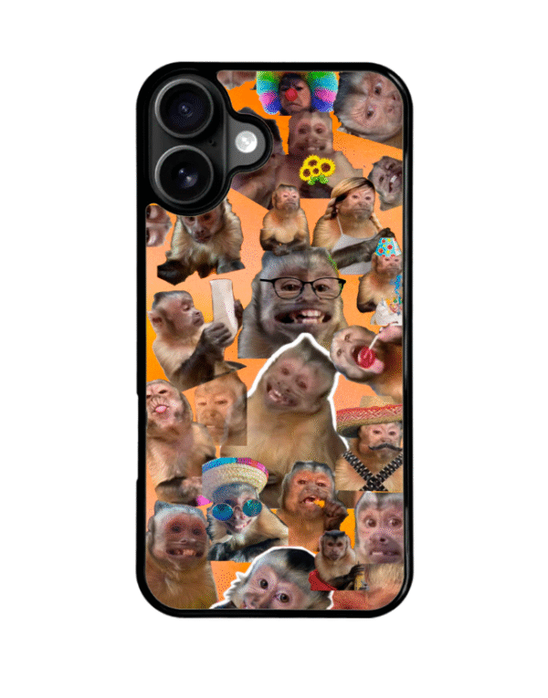 Funda Para Celular Mono Meme Georgie Chistoso Monkey