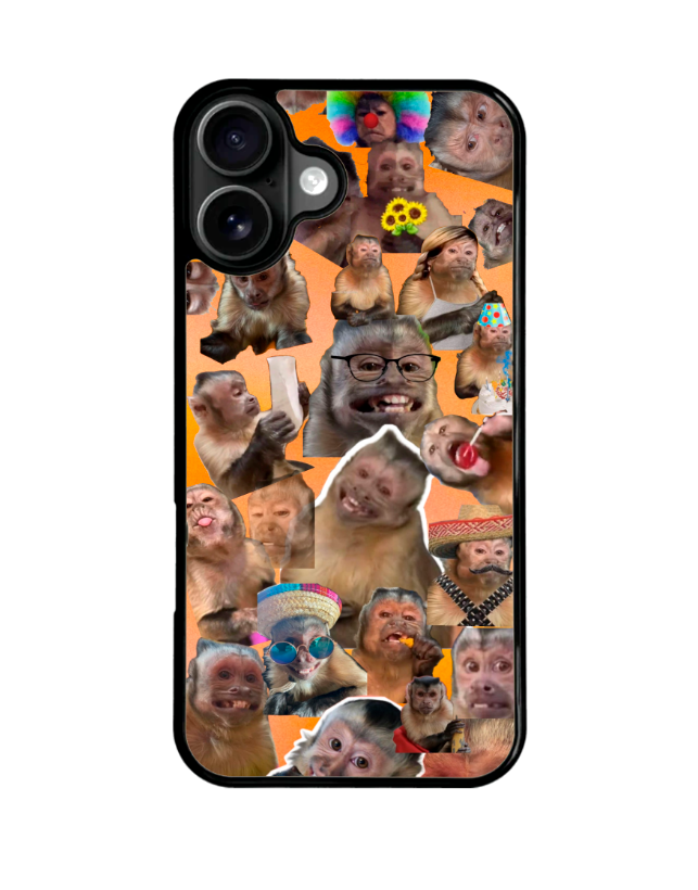 Funda Para Celular Mono Meme Georgie Chistoso Monkey