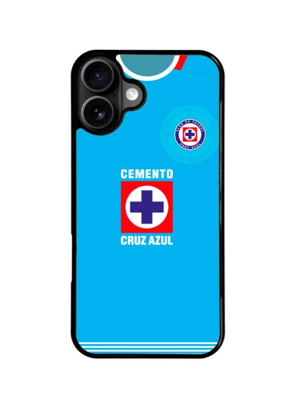 Funda Celular Futbol Liga Mx Cruz azul Jersey Local 2025
