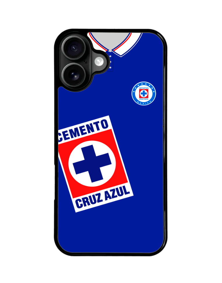 Funda Celular Futbol Liga Mx Cruz Azul Retro