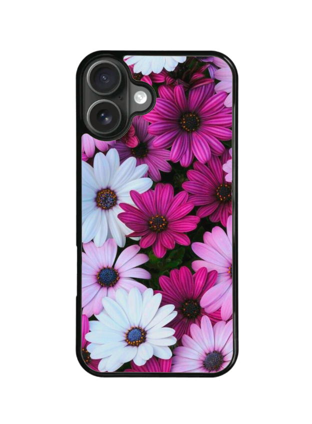 Funda Celular Flores Gerberas Moradas #2