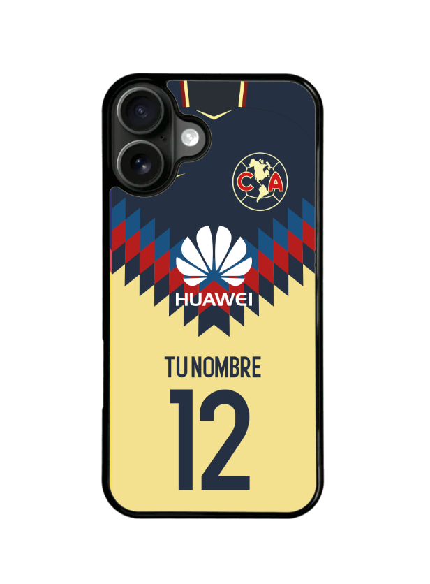 Funda Celular Futbol Liga Mx Aguilas America Personalizado #15