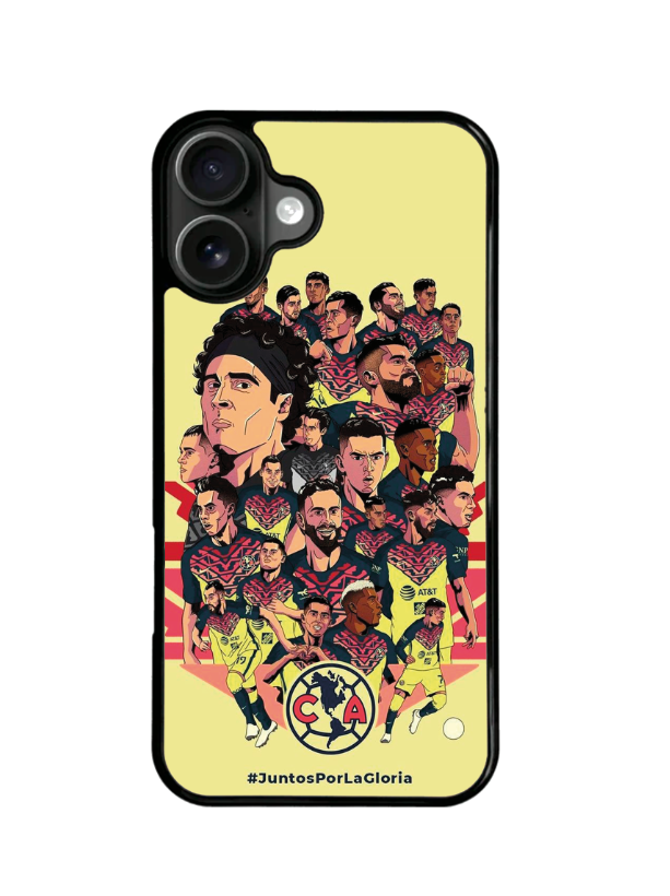 Funda Celular Futbol Liga Mx Aguilas America #12