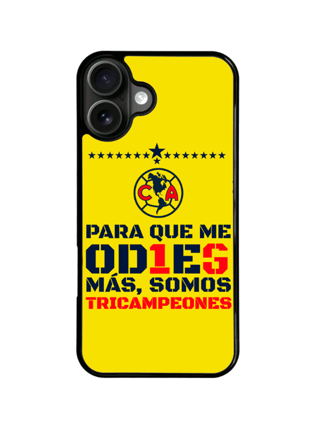 Funda Celular Futbol Liga Mx Aguilas America Tricampeon #13