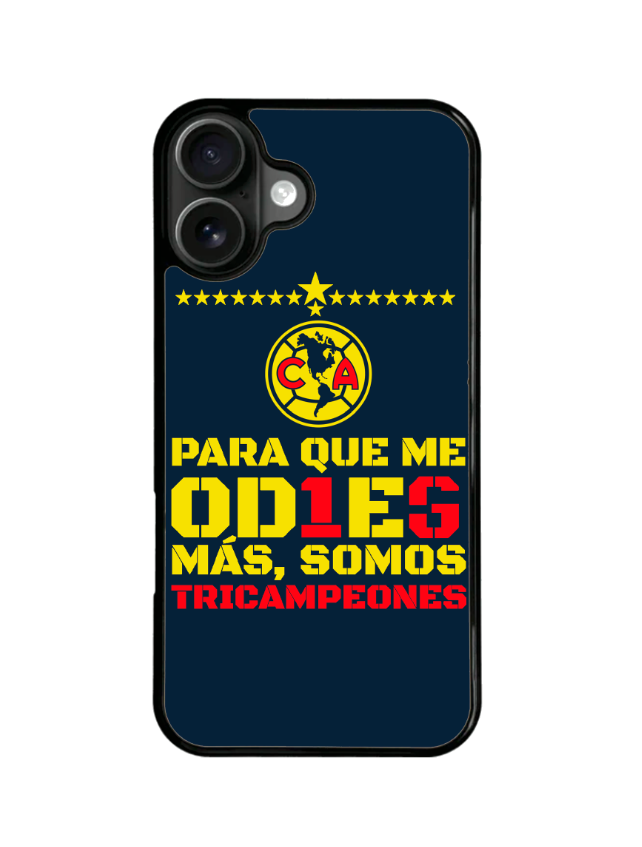 Funda Celular Futbol Liga Mx Aguilas America Tricampeon #14