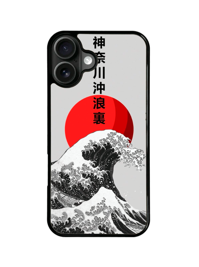 Funda Celular Pintura Gran Ola Japonesa #3