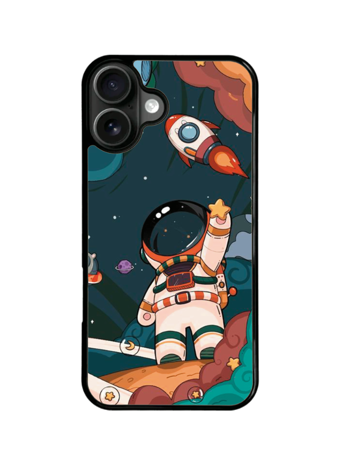 Funda Celular Espacio Astranouta Dibujo Cartoon #18