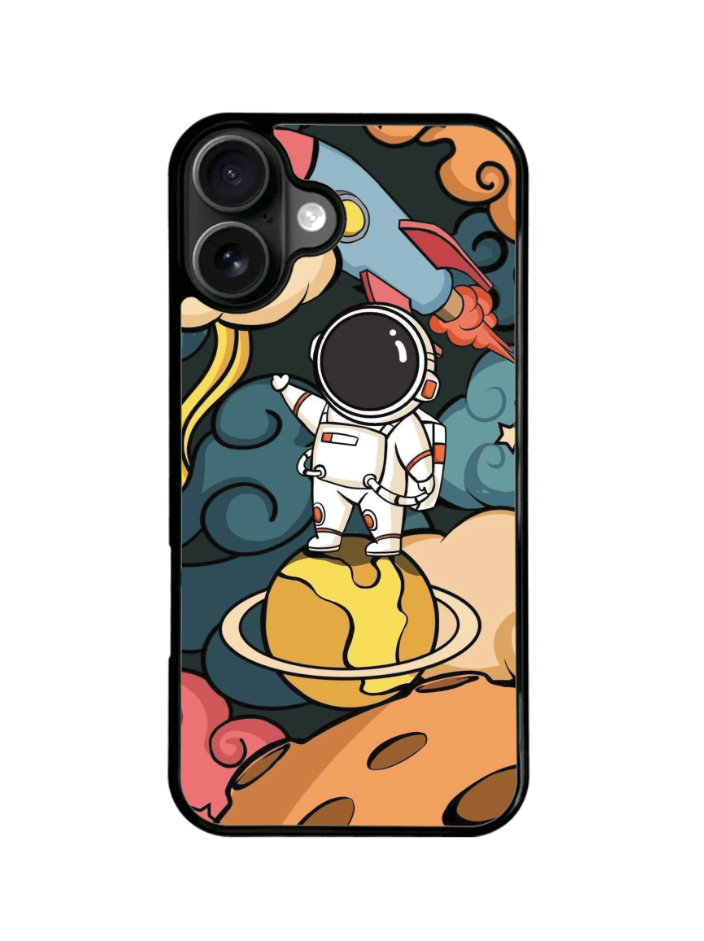 Funda Celular Espacio Astranouta Dibujo Cartoon #15