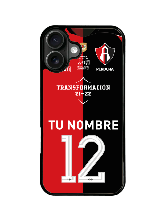 Funda Celular Futbol Liga Mx Atlas Personalizada #14