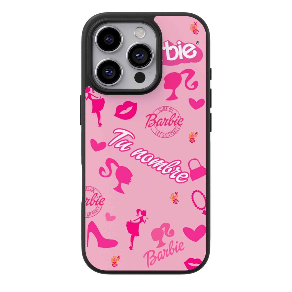 Funda Celular Barbie Personalizada Nombre #1