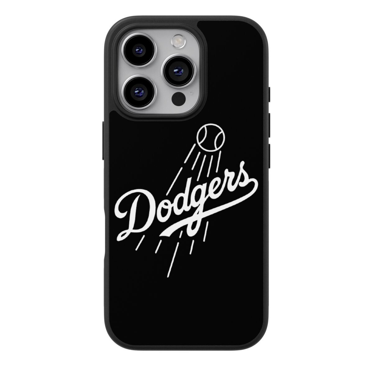 Funda Celular Beisbol Dodgers Negro