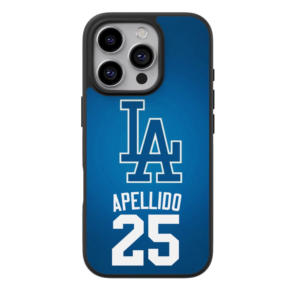 Funda Celular Beisbol Dodgers Personalizada Azul