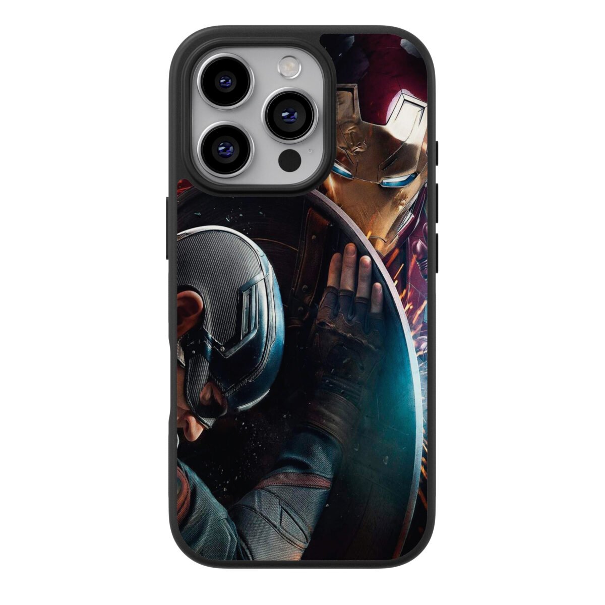 Funda Celular SuperHeroes Capitán América v Iron Man #1