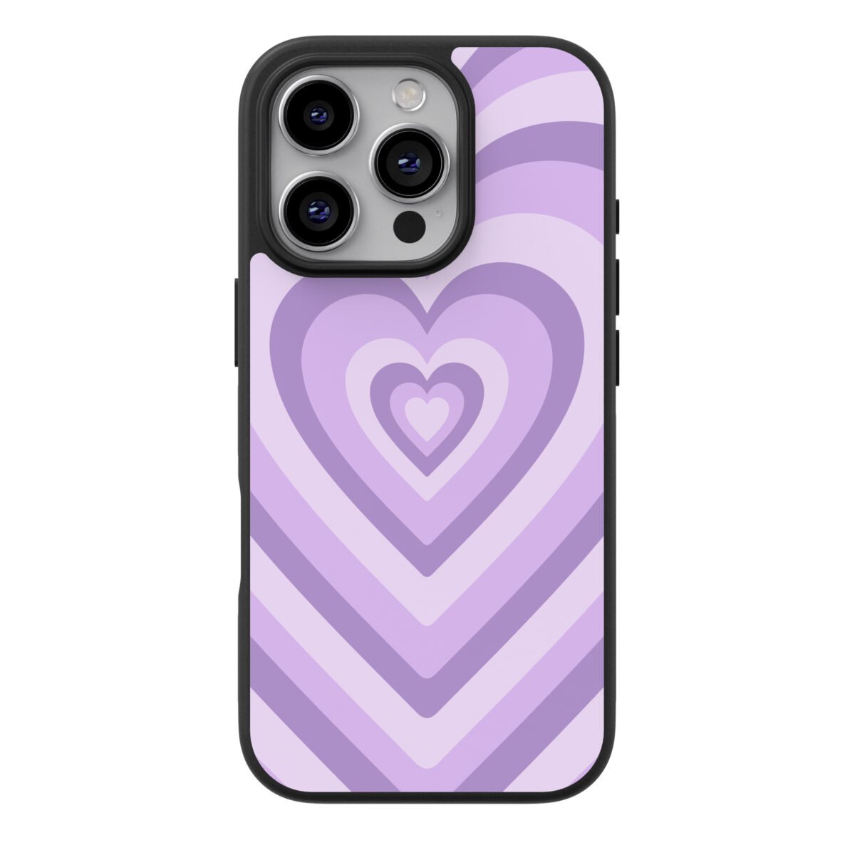 Funda Celular Corazones Lila