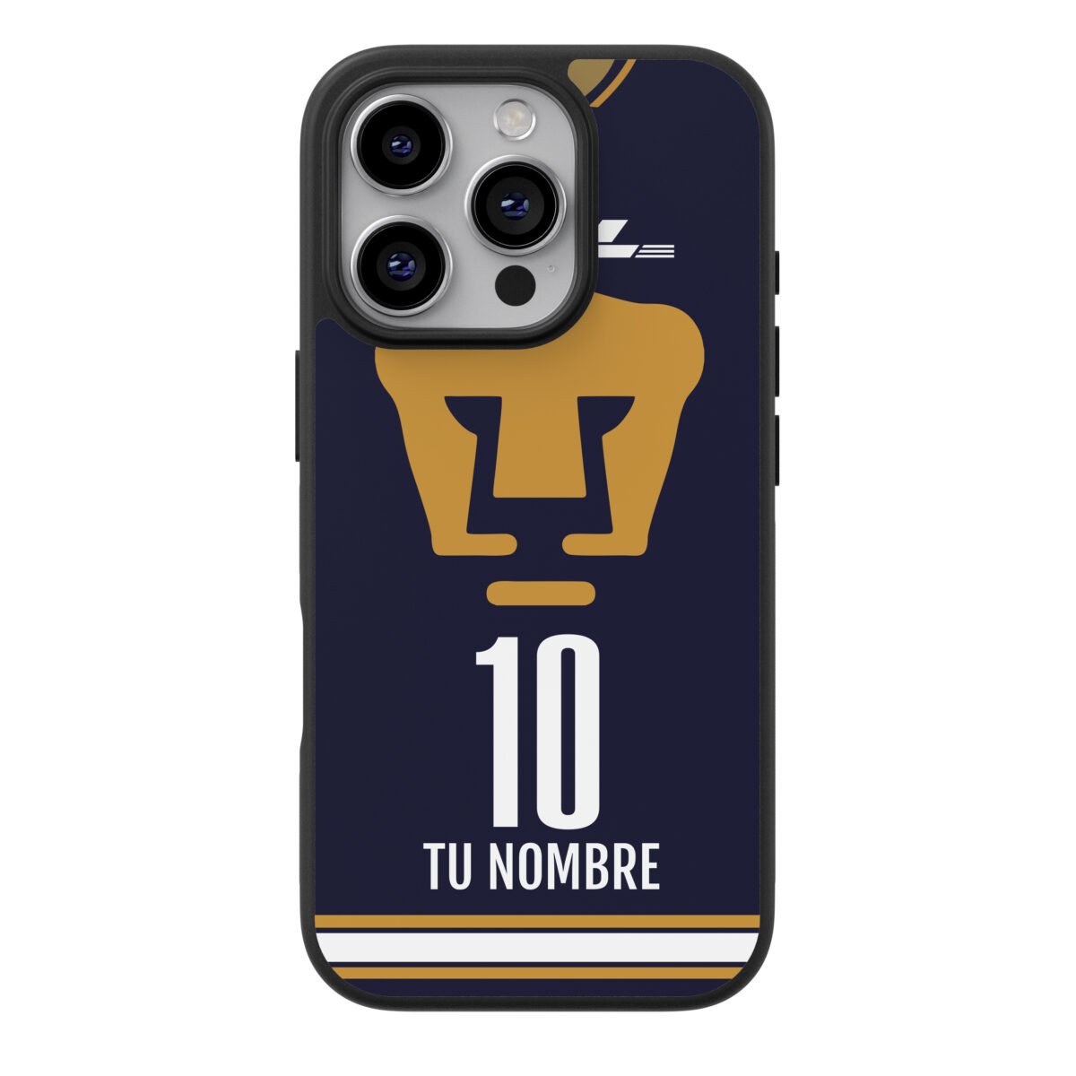 Funda Celular Fútbol Pumas MX Personalizada con nombre #8