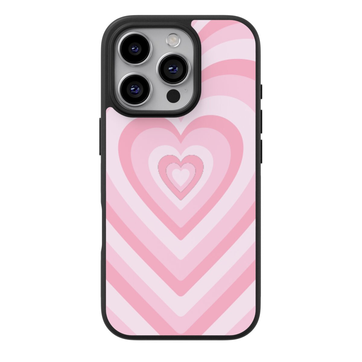 Funda Celular Corazones Rosa Pastel