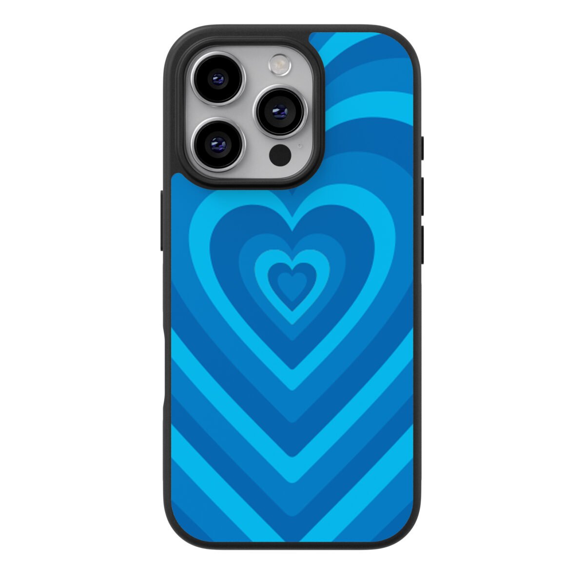 Funda Celular Corazones Azul Marino