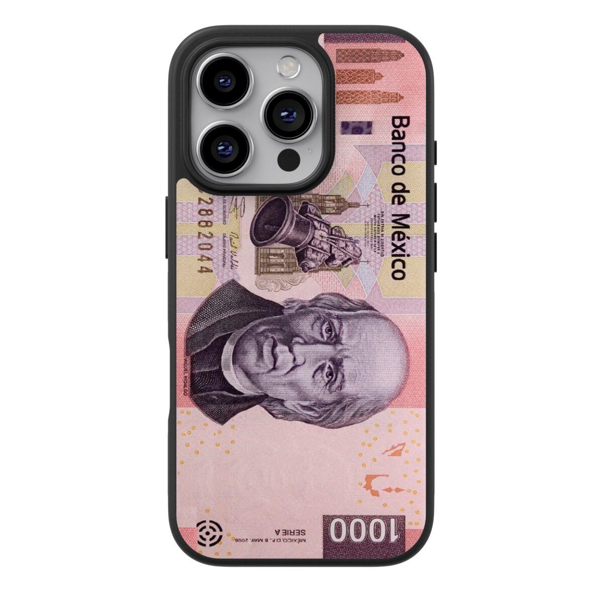 Funda Celular Billete Mexicano 1000