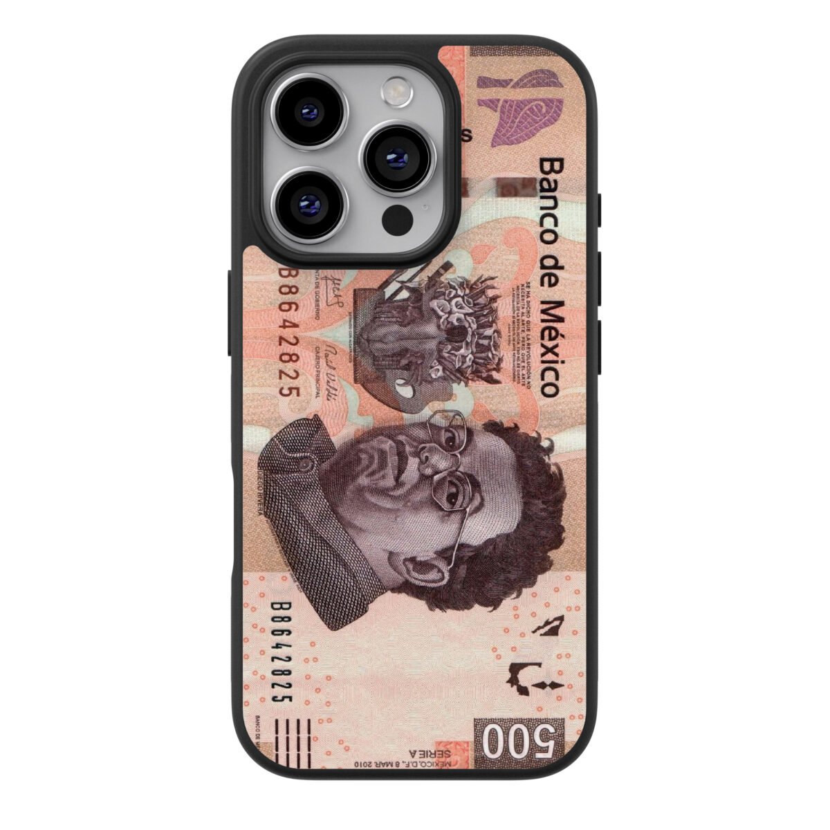 Funda Celular Billete Mexicano 500