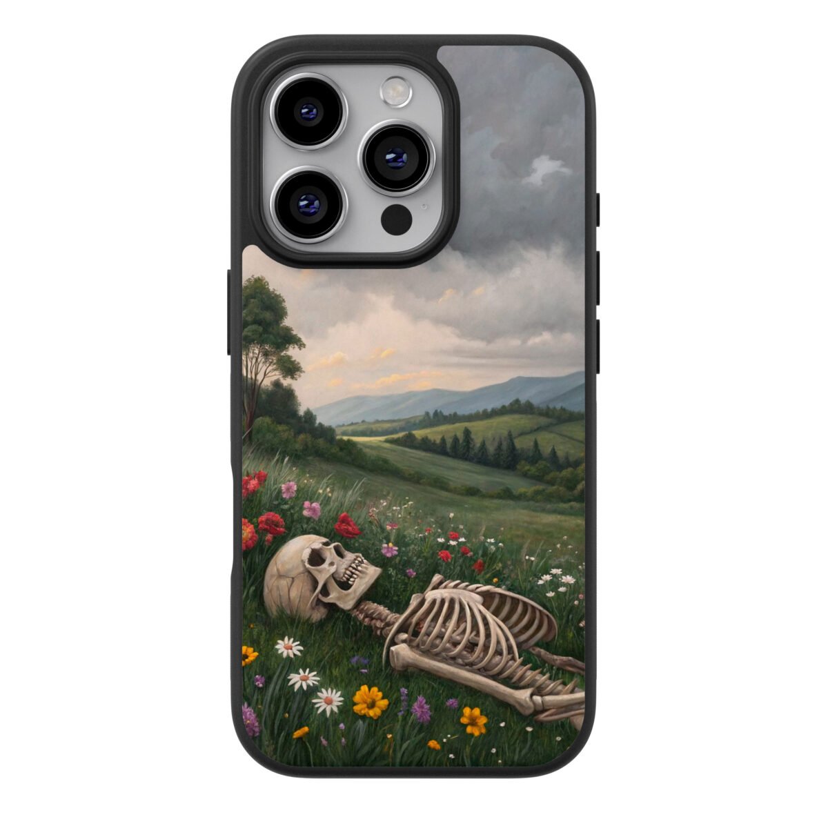 Funda Celular Calavera Paisaje