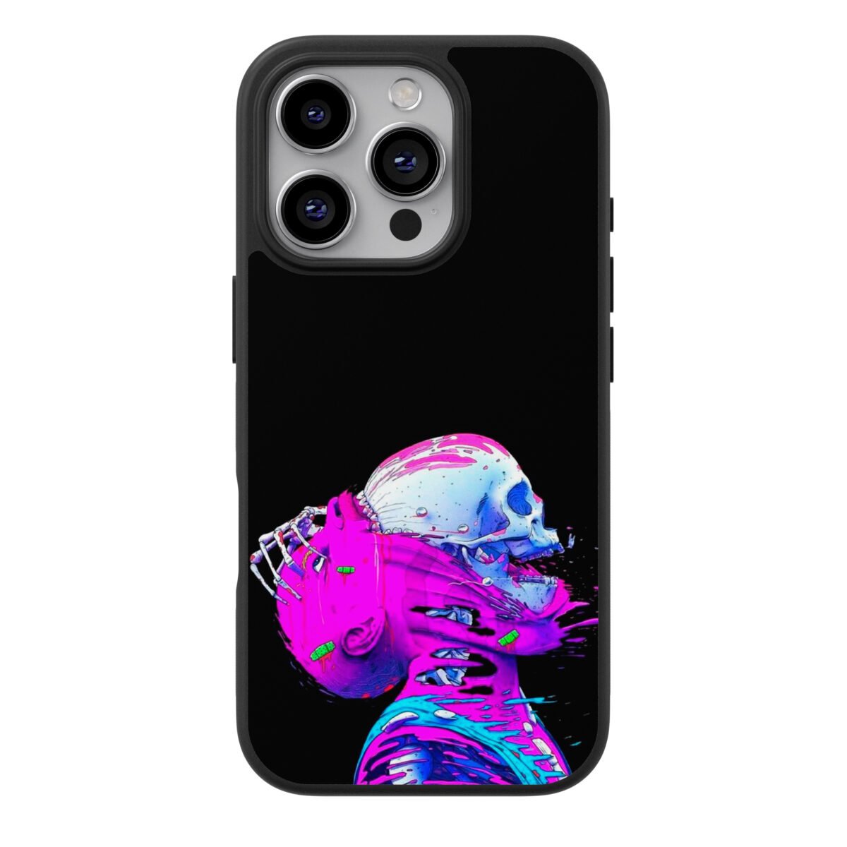 Funda Celular Calavera Neon #1