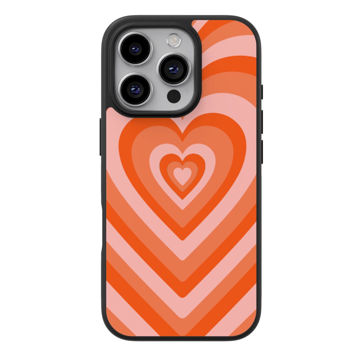 Funda Celular Corazones Azul Naranja