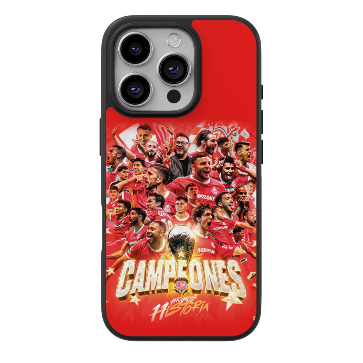 Funda Celular Fútbol Toluca FC Diablos Rojos #1