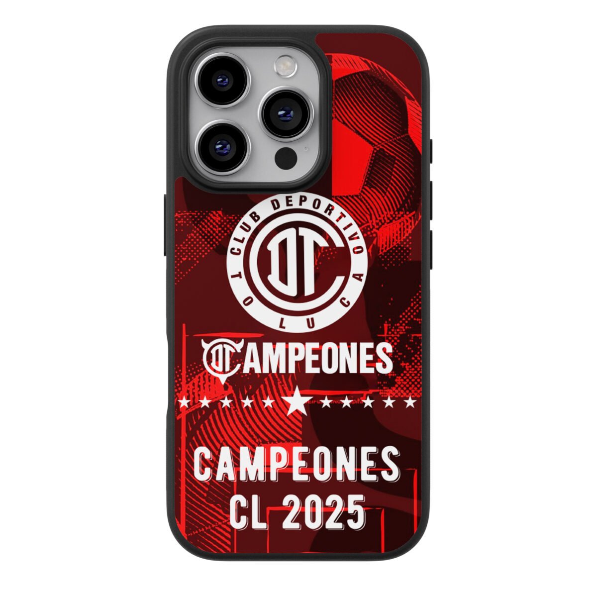 Funda Celular Fútbol Toluca FC Diablos Rojos #10