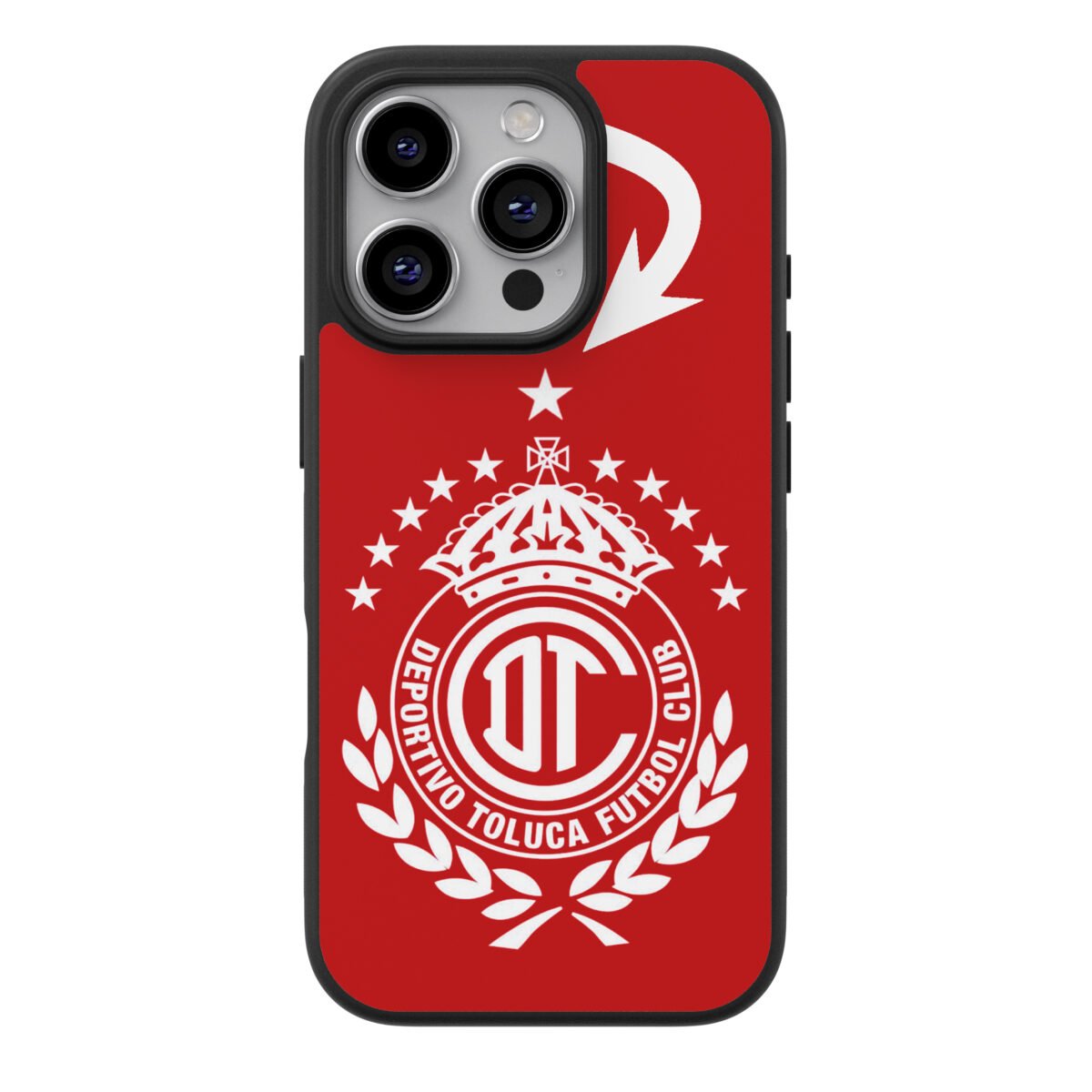 Funda Celular Fútbol Toluca FC Diablos Rojos #2