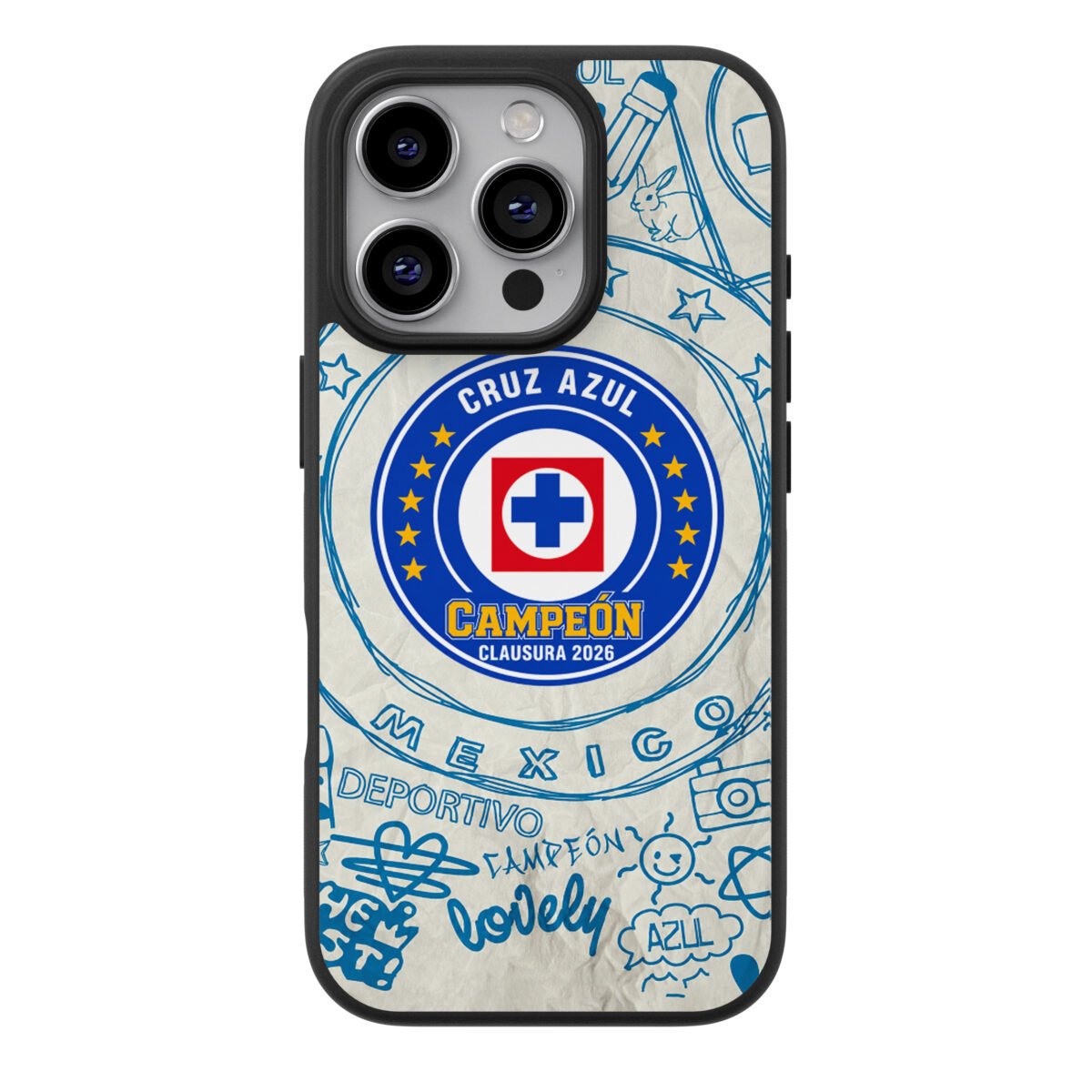 Funda Celular Futbol Liga Mx Cruz Azul Campeon #8