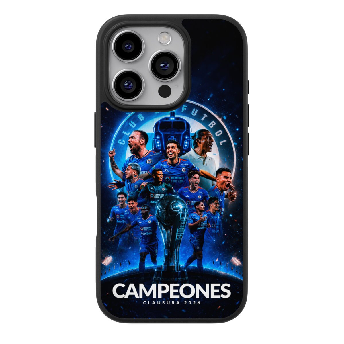 Funda Celular Futbol Liga Mx Cruz Azul Campeon #5
